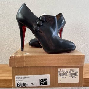 C’est Moi 120 Nappa Black Leather size 37